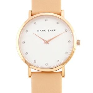 Marc Bale Rose Gold Water Resistant Watch